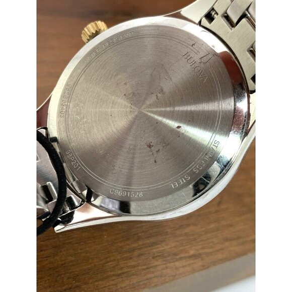 Bulova Women's Watch 98P201 Quartz Diamond Mother of Pearl Dial Two Tone… - Picture 6 of 13